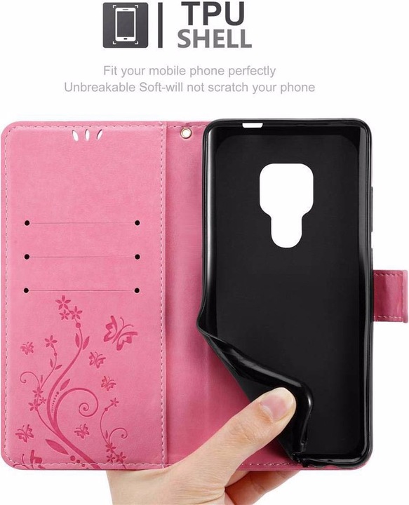 Produktbild Cadorabo Flower Book Cover (Huawei Mate 20)