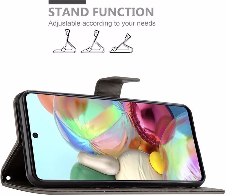 Actual product image Cadorabo Flower Book Cover (Samsung Galaxy A71)