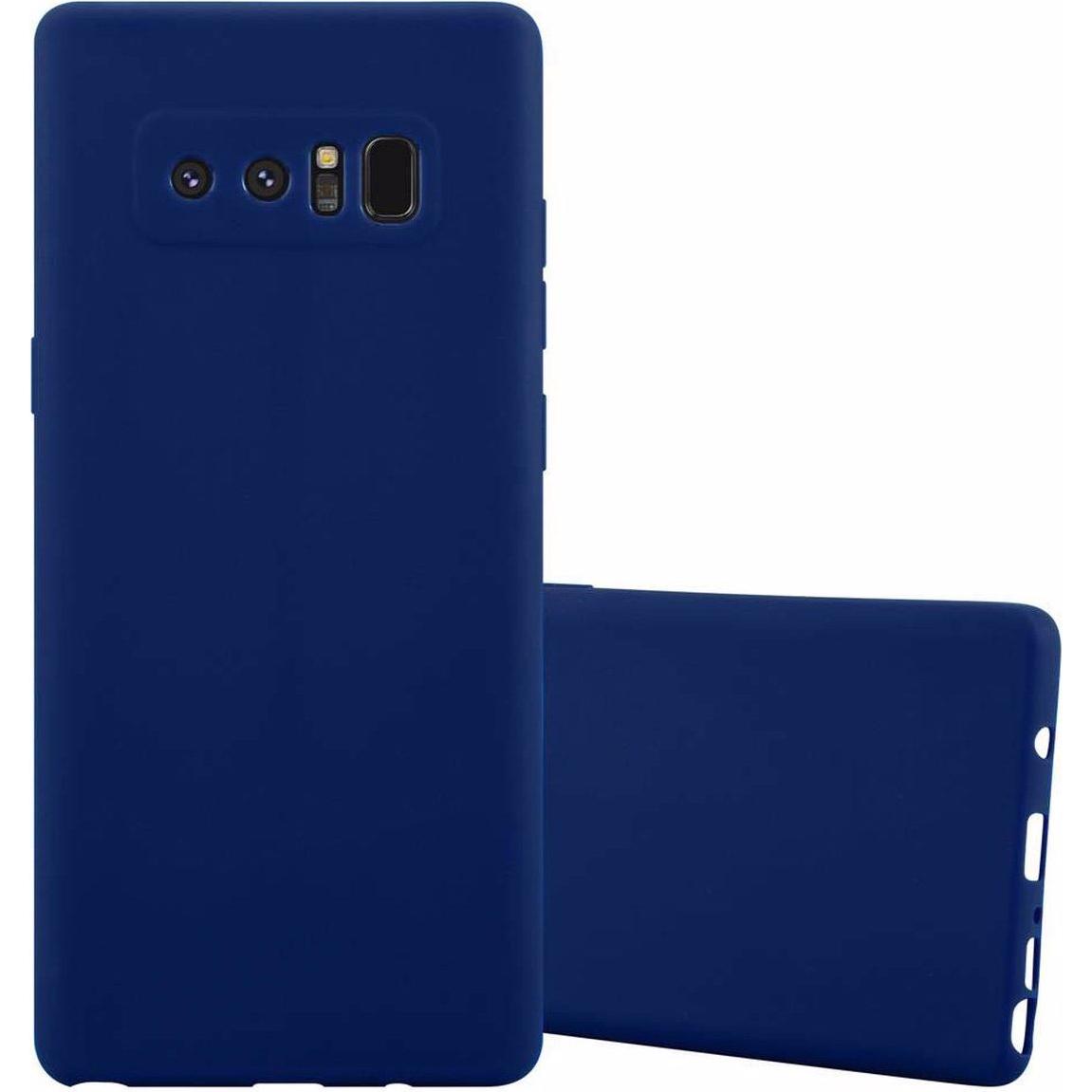 Cadorabo TPU Candy Cover (Samsung Galaxy Note 8), Smartphone Hülle, Blau