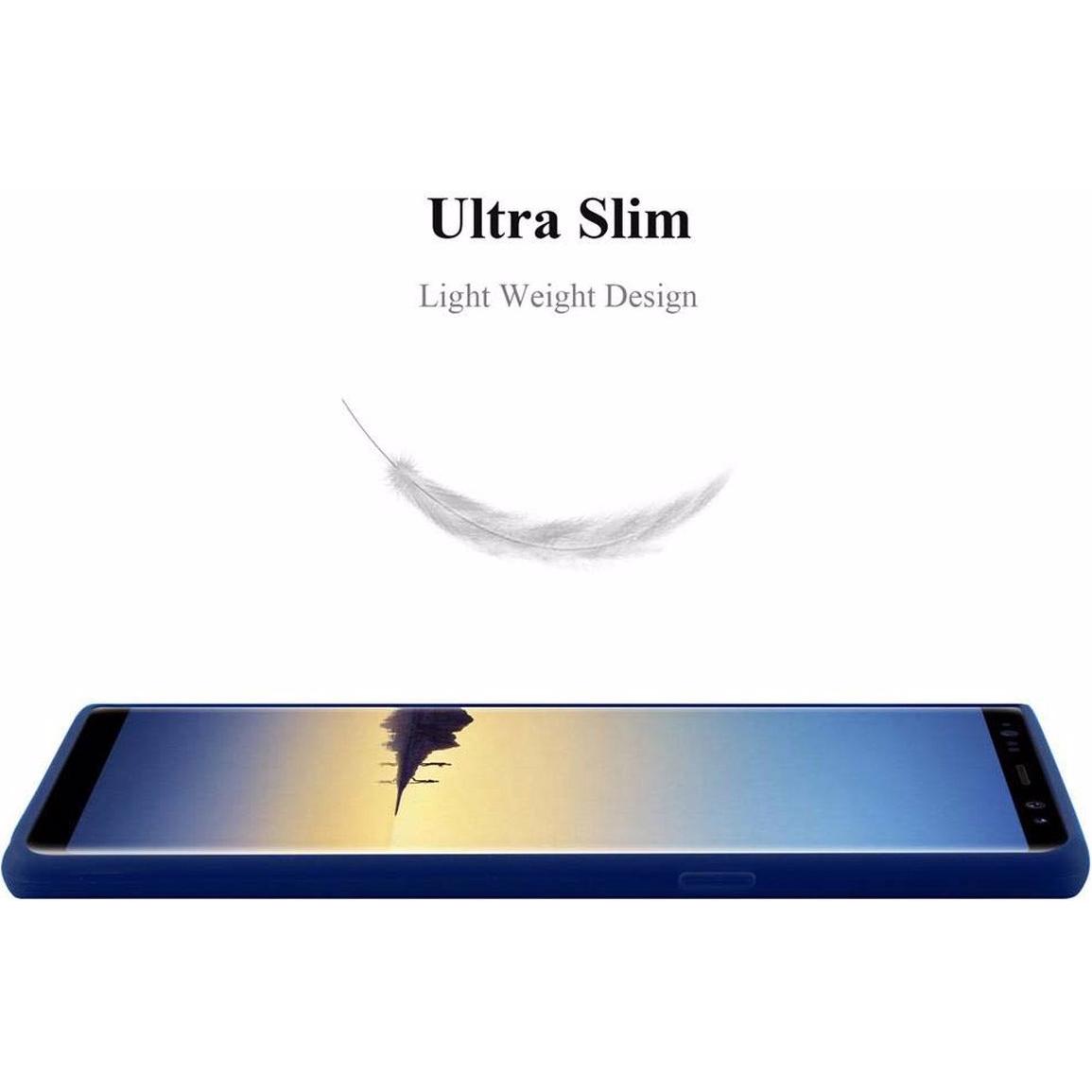Thumbnail - Cadorabo TPU Candy Cover (Samsung Galaxy Note 8), Smartphone Hülle, Blau