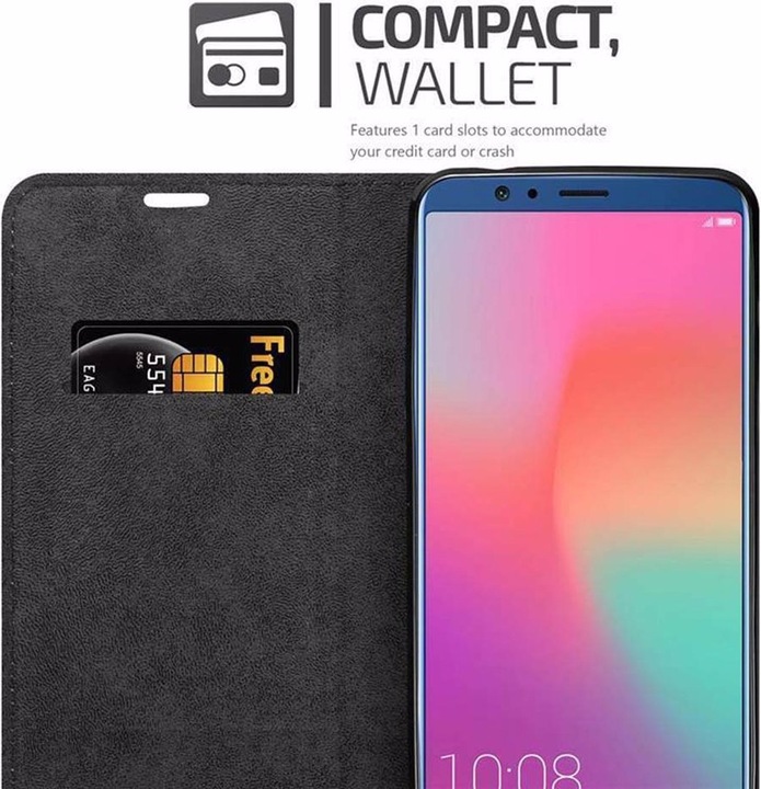 Actual product image Cadorabo Book Invisible Magnet Cover (Huawei P Smart (2019))