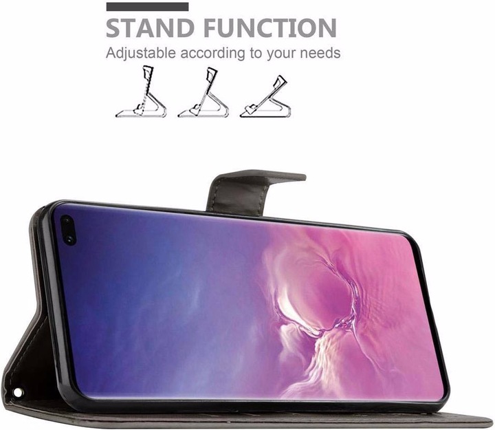 Produktbild Cadorabo Flower Book Cover (Samsung Galaxy S10+)
