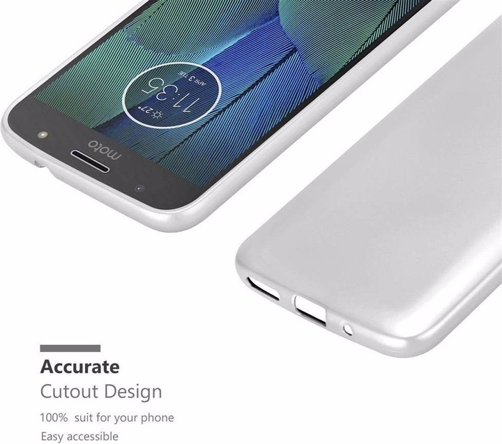 Produktbild Cadorabo TPU Matt Metallic Cover (Motorola Moto G5S Plus)