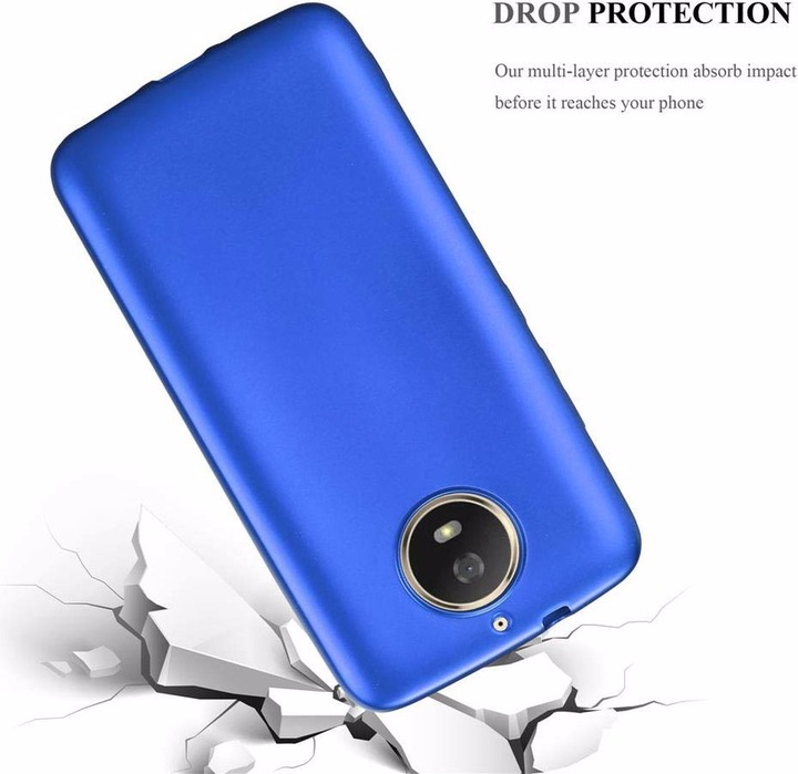 Actual product image Cadorabo TPU Matt Metallic Cover (Motorola Moto G5S)
