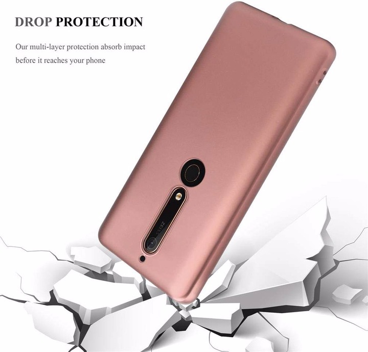 Produktbild Cadorabo TPU Matt Metallic Cover (Nokia 6.1)
