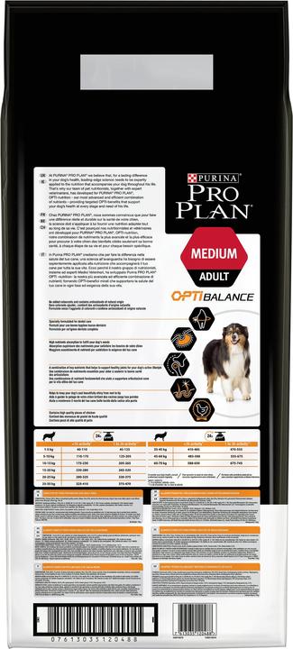 Produktbild Pro Plan Medium Adult (Adult, 1 Stk., 14000 g)