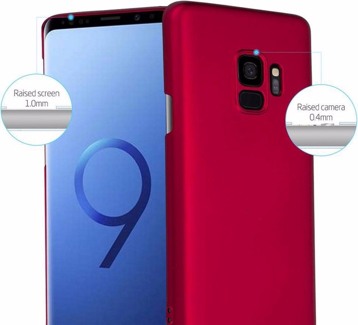 Produktbild Cadorabo Hard Cover Matt Metall Cover (Samsung Galaxy S9+)