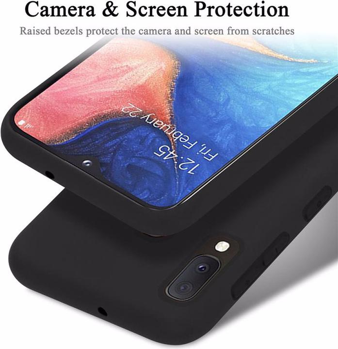 Immagine prodotto Cadorabo Copertura della cassa del silicone liquido TPU (Samsung Galaxy A20e)