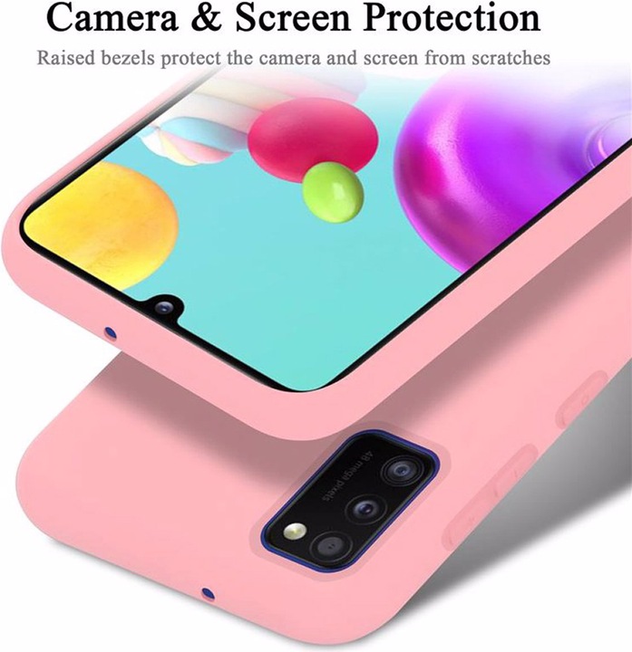 Actual product image Cadorabo TPU Liquid Silicone Case Cover (Samsung Galaxy A41)