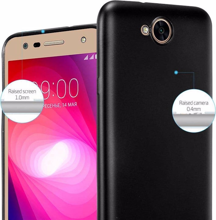 Produktbild Cadorabo TPU Matt Metallic Cover (LG X Power 2)