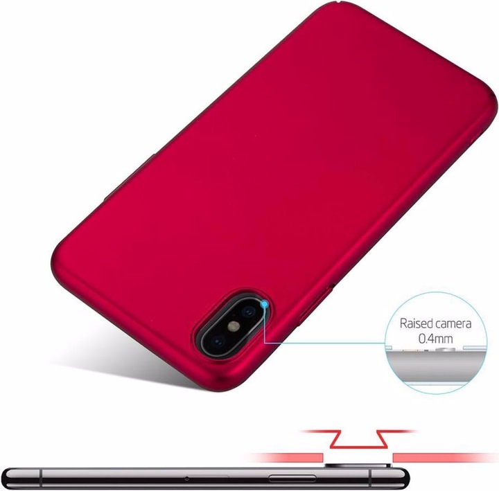 Produktbild Cadorabo Hard Cover Matt Metall Cover (Apple iPhone X)