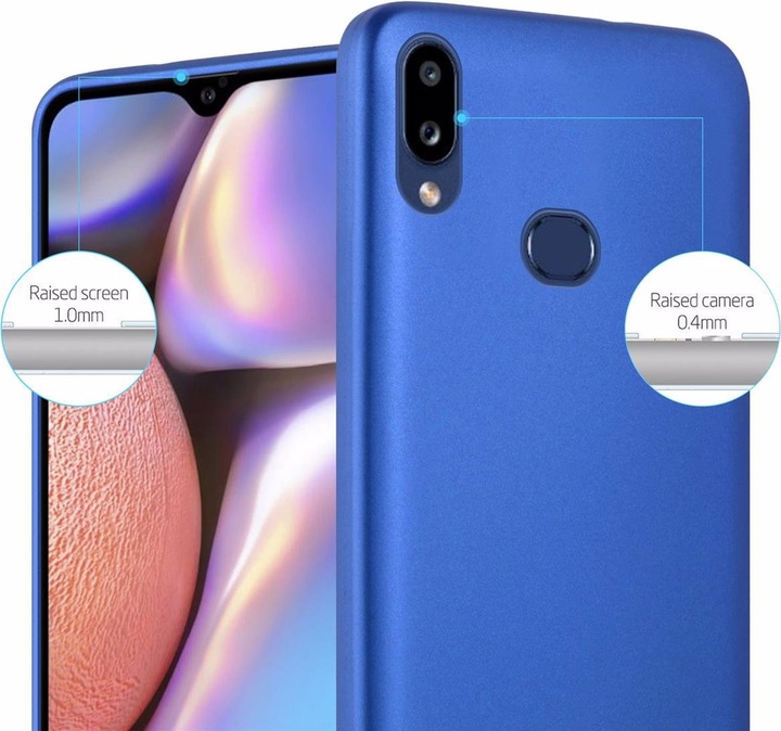 Actual product image Cadorabo TPU Matt Metallic Cover (Samsung Galaxy A10s)