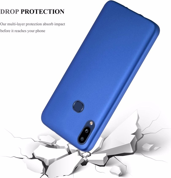 Actual product image Cadorabo TPU Matt Metallic Cover (Samsung Galaxy A10s)