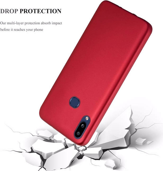 Produktbild Cadorabo TPU Matt Metallic Cover (Samsung Galaxy A10s, Samsung Galaxy M01s)