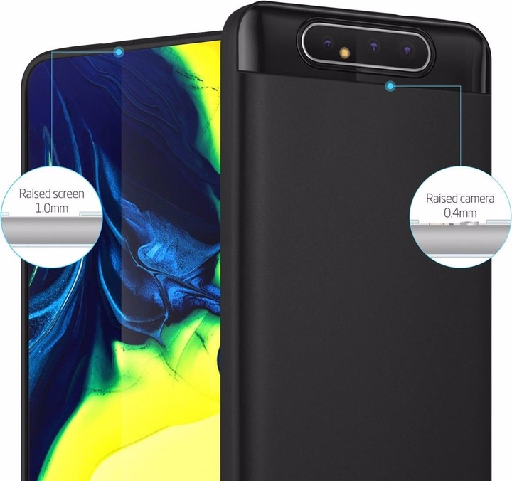 Produktbild Cadorabo TPU Matt Metallic Cover (Samsung Galaxy A80)