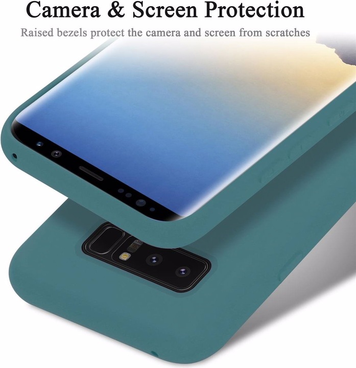 Immagine prodotto Cadorabo Copertura della cassa del silicone liquido TPU (Samsung Galaxy Note 8)