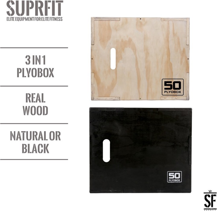 Image du produit Suprfit Baltrun Wooden Plyobox 3 en 1