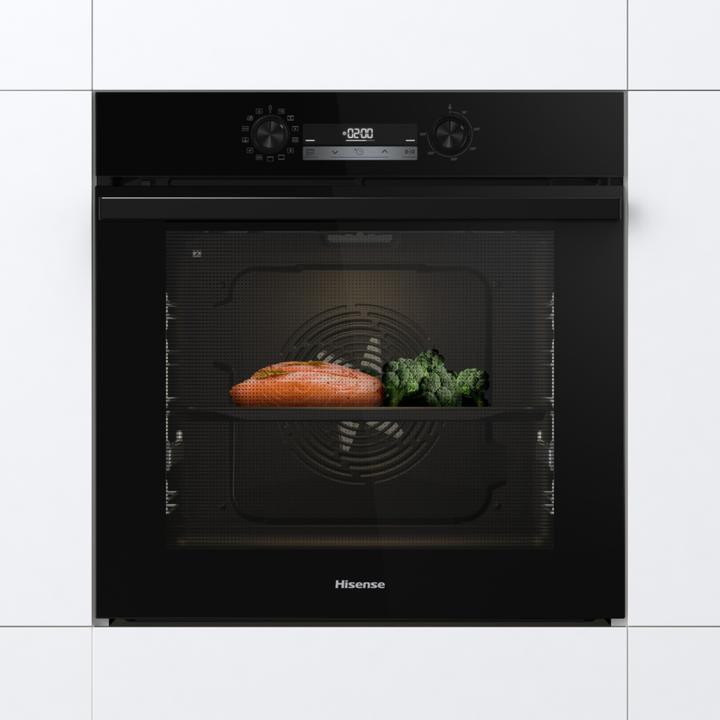 Hisense Backofen60cm, Schwarz, A
