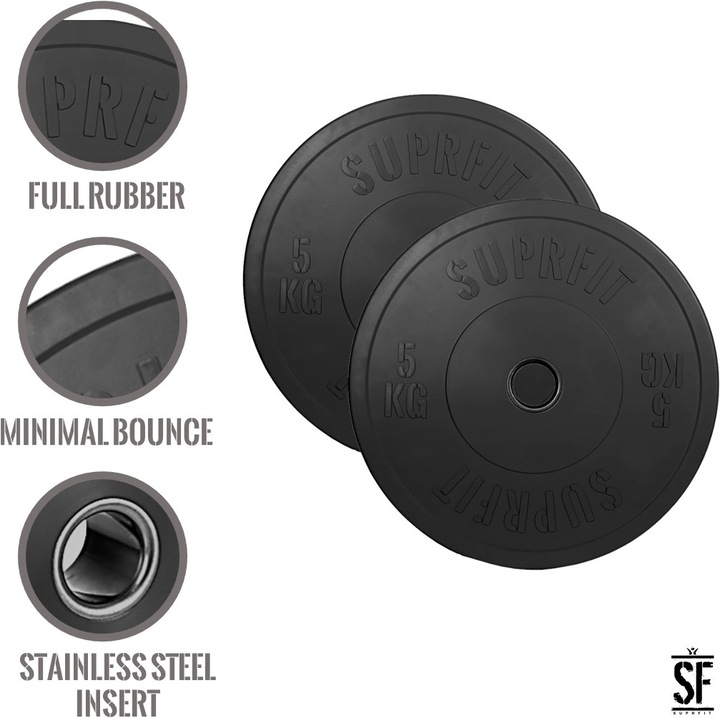Actual product image Suprfit Econ Bumper Plates (1 x 10 kg)