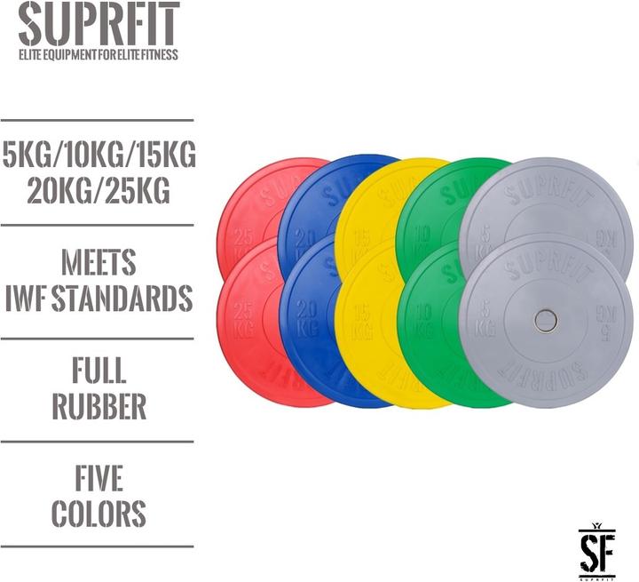 Image du produit Suprfit Plaques de pare-chocs colorées (1 x 15 kg)