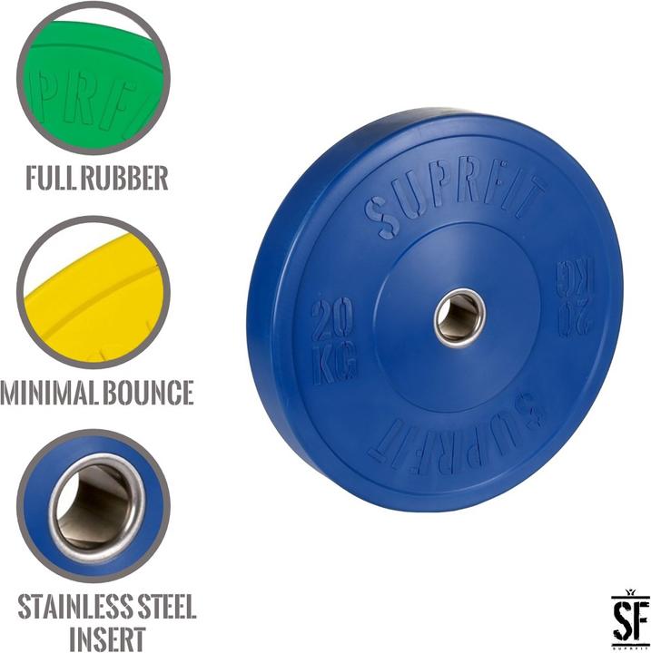 Image du produit Suprfit Plaques de pare-chocs colorées (1 x 15 kg)