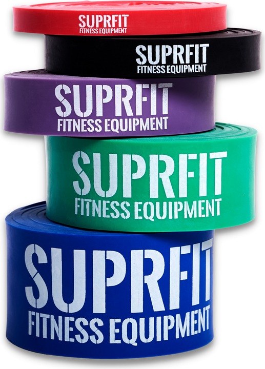 Actual product image Suprfit Strength Band Sets Professional Set (1.04 m, Strong, Easy, Extra strength, Extra Light)