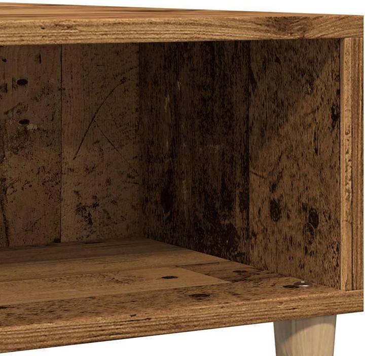 Immagine prodotto vidaXL Couchtisch Altholz-Optik 60x60x30 cm Holzwerkstoff (60 x 60 x 30 cm)