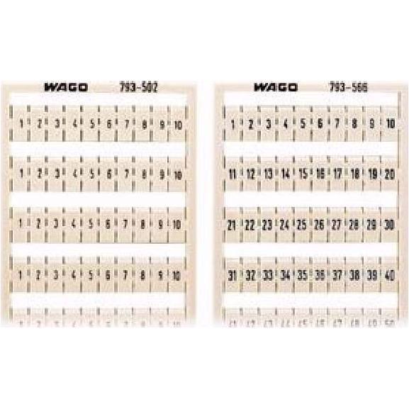 Wago WMB-Bezeichnungssystem, Elektronikzubehör + Gehäuse, Weiss
