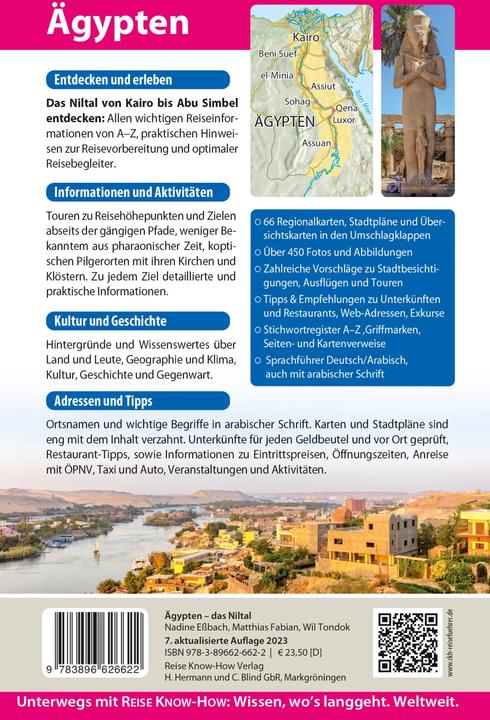 Produktbild Reiseführer Ägypten – Das Niltal von Kairo bis Abu Simbel (Deutsch, Matthias Fabian, Nadine Essbach, Wil Tondok, 2023)