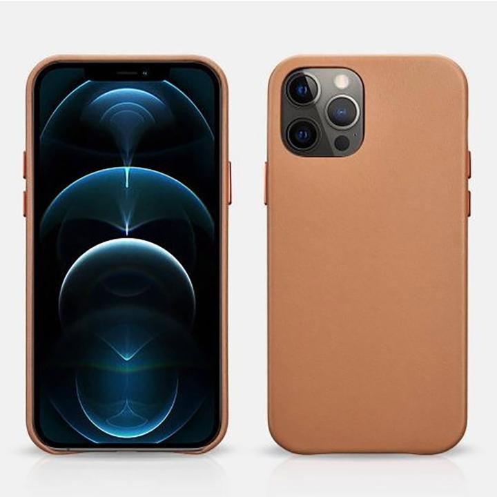 Produktbild iCarer iPhone 12 /12 Pro (6.1) Case Original Real Leather Brown (Apple iPhone 12 Pro, Apple iPhone 12)