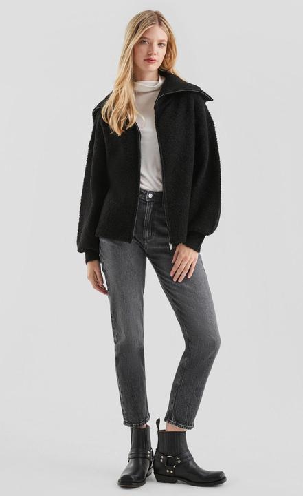 Produktbild s.Oliver Strickjacke Bouclé-Strickjacke (M)