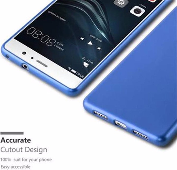 Produktbild Cadorabo TPU Matt Metallic Cover (Huawei P9 Lite)
