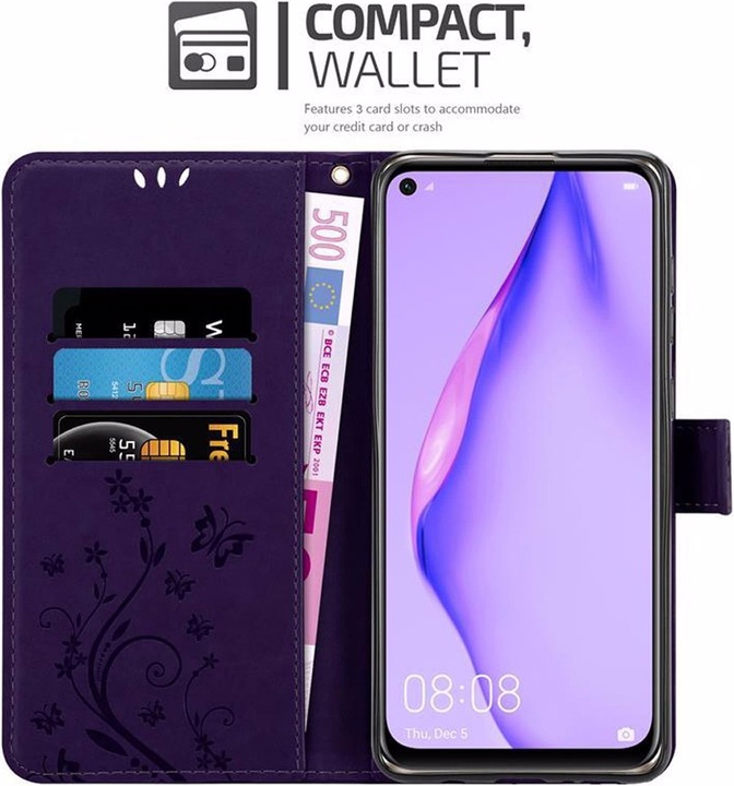 Produktbild Cadorabo Flower Book Cover (Huawei P40 Lite)