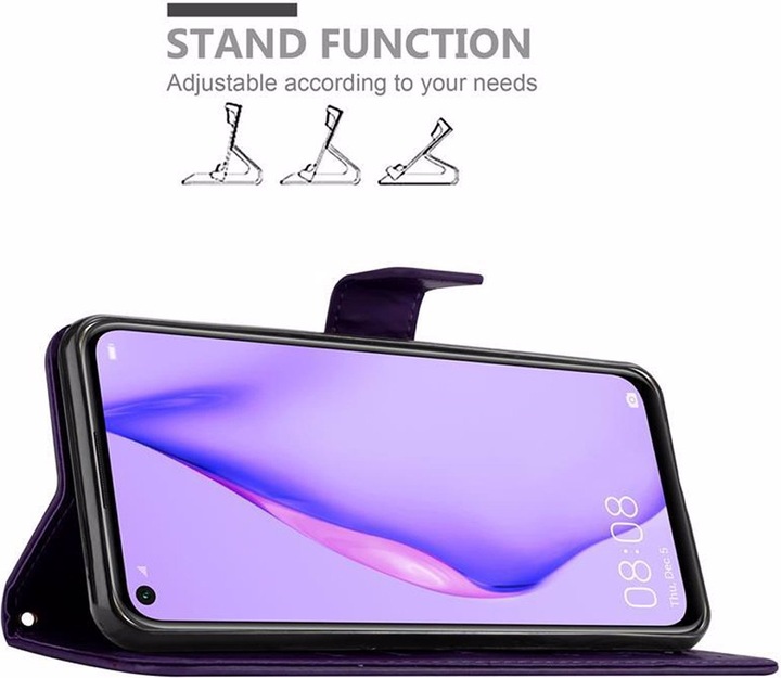 Produktbild Cadorabo Flower Book Cover (Huawei P40 Lite)