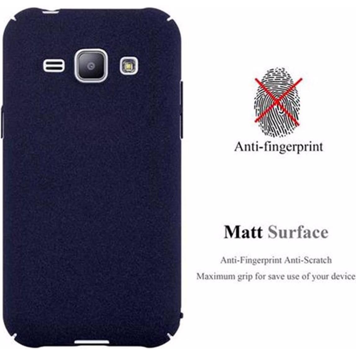 Thumbnail - Cadorabo Hard Cover Frosty Cover (Samsung Galaxy J1), Smartphone Hülle, Blau