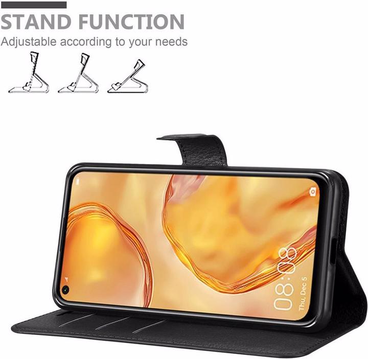 Actual product image Cadorabo Book with stand function cover (Huawei Nova 7i, Huawei P40 Lite)