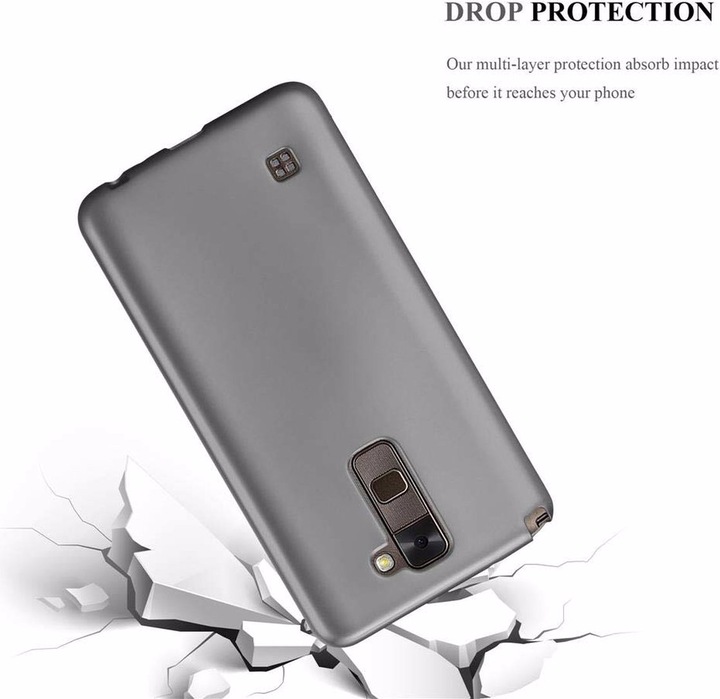 Actual product image Cadorabo TPU Matt Metallic Cover (LG Stylus 2)