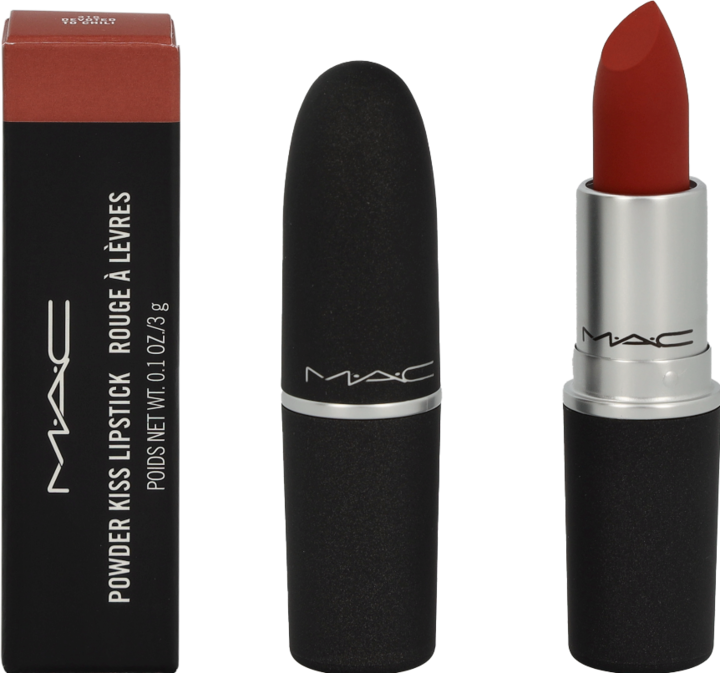 Actual product image MAC Cosmetics Powder Kiss Lipstick (Devoted To Chili)