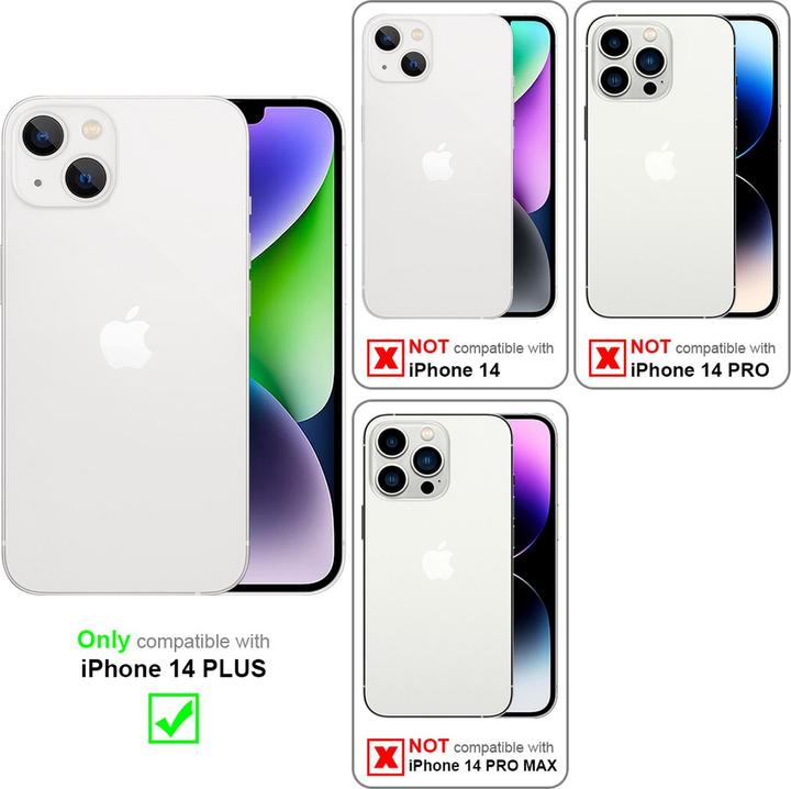Image du produit Cadorabo Étui pour Apple iPhone 14 PLUS en TPU fluide style LM162 (Apple iPhone 14 Plus)