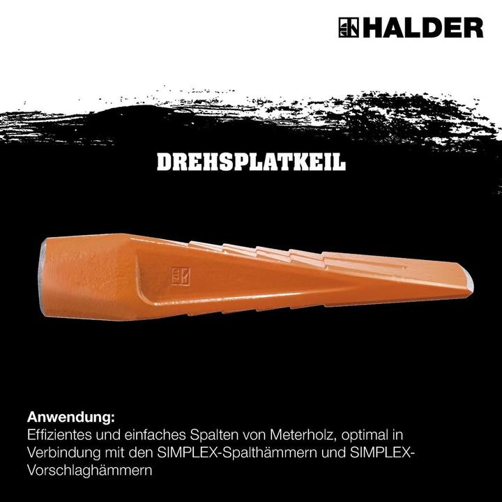 Produktbild Halder Drehspaltkeil 3100 g Länge 260 mm