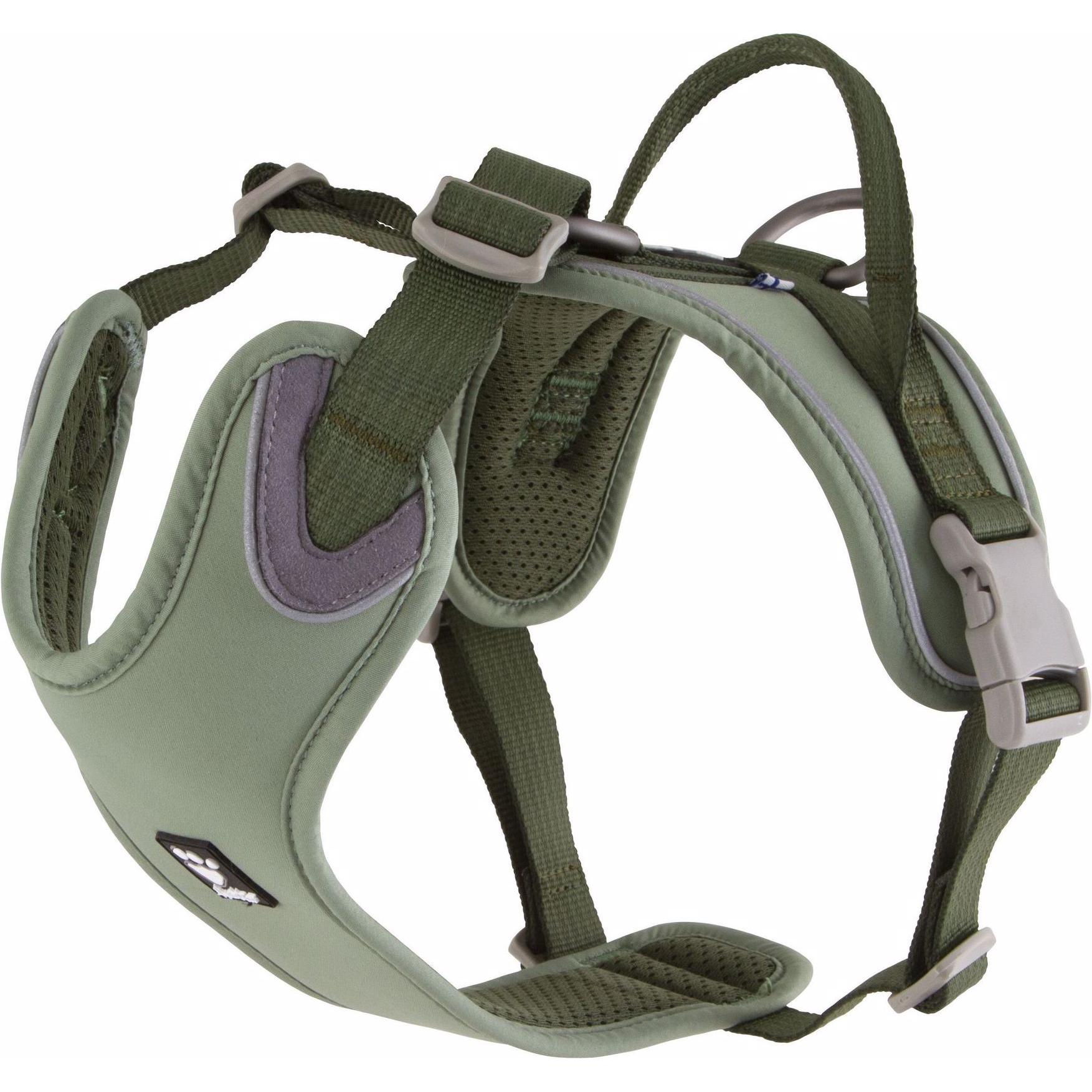 Hurtta Weekend Warrior Geschirr ECO, grün (S, Hund, Allgemein), Halsband + Leine