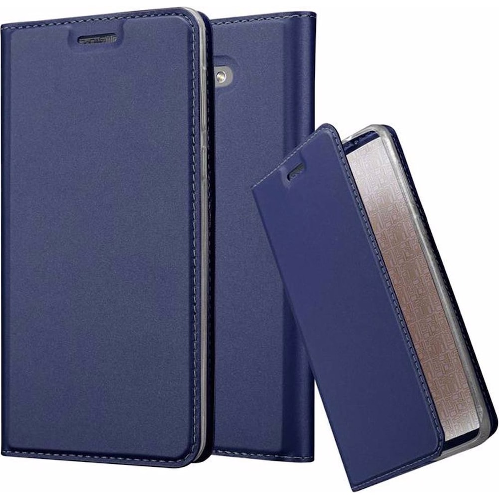 Cadorabo Book Classy Style Cover (Huawei Mate 9 Lite, Honor 6X, Huawei GR5), Smartphone Hülle, Blau