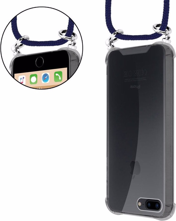 Produktbild Cadorabo TPU Handy Kette SILBER Cover