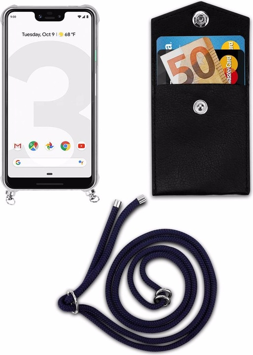 Produktbild Cadorabo TPU Handy Kette SILBER Cover
