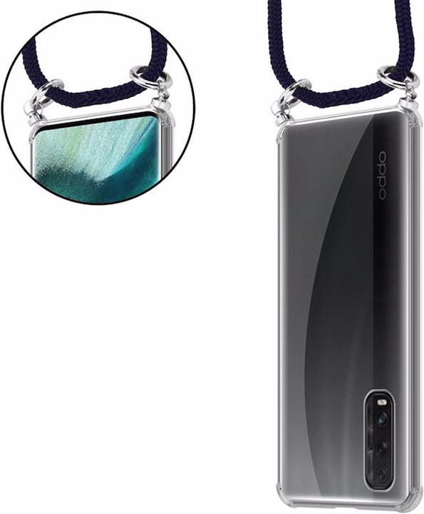 Produktbild Cadorabo TPU Handy Kette SILBER Cover