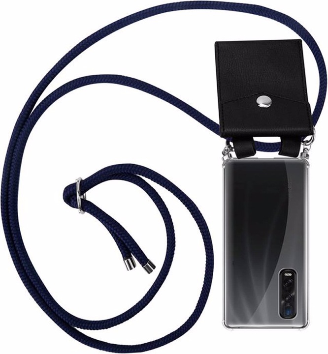 Produktbild Cadorabo TPU Handy Kette SILBER Cover