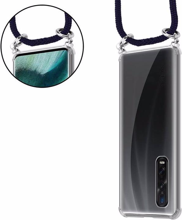 Produktbild Cadorabo TPU Handy Kette SILBER Cover