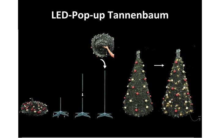 Produktbild Dameco LED Pop-up-tree (180 cm)