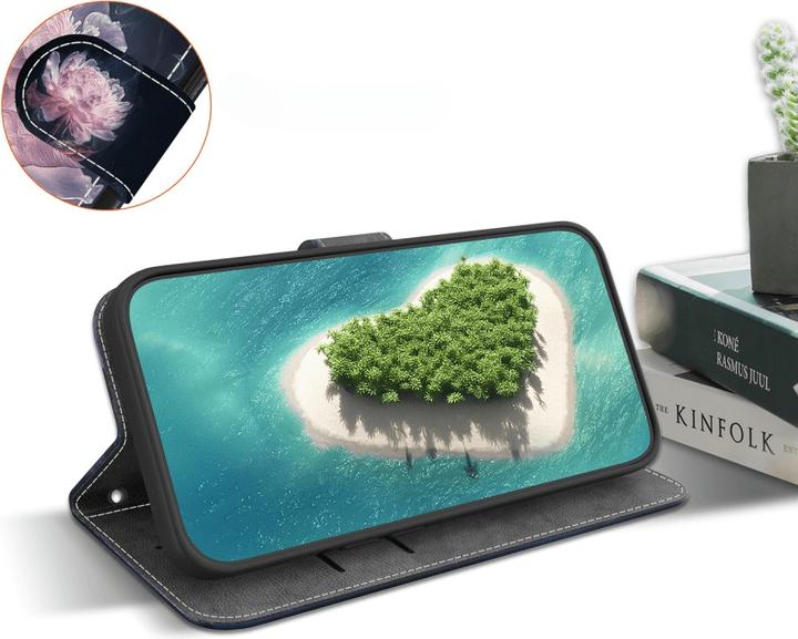 Actual product image Cover-Discount Galaxy S25 - Tasche Hülle mit Blüten Motiv (Samsung Galaxy S25)