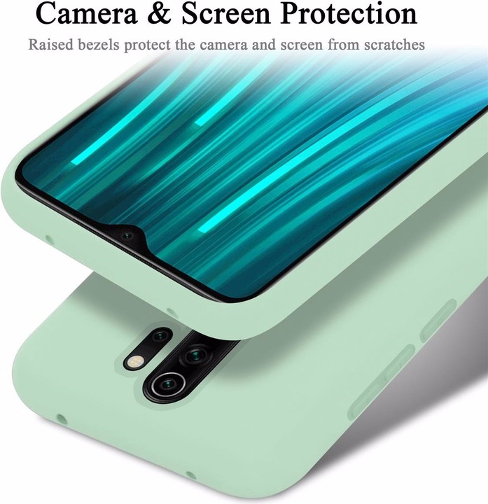 Actual product image Cadorabo TPU Liquid Silicone Case Cover (Xiaomi Redmi Note 8 Pro)
